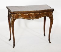 Lot 464 - 19TH CENTURY FRENCH SERPENTINE MARQUETRY...