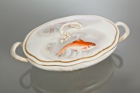 Lot 481 - EARLY 20TH CENTURY LIMOGES PORCELAIN FISH...