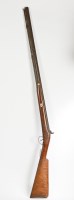 Lot 499 - 19TH CENTURY PERCUSSION MUSKET with mahogany...