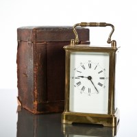 Lot 260 - EARLY 20TH CENTURY FRENCH BRASS CARRIAGE...