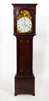 Lot 271 - VICTORIAN MARQUETRY MAHOGANY LONGCASE CLOCK...