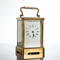 Lot 285 - EARLY 20TH CENTURY FRENCH BRASS CARRIAGE...