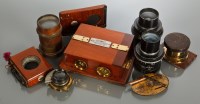 Lot 315 - VICTORIAN AND LATER CAMERA EQUIPMENT including...