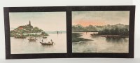 Lot 91 - SIX CHINESE PAINTINGS ON SILK each depicting...