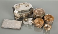 Lot 182 - COLLECTION OF INDIAN SILVER AND WHITE METAL...