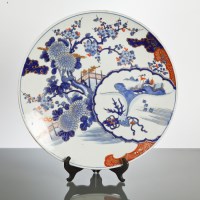 Lot 185 - JAPANESE IMARI CHARGER of circular form, with...