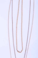 Lot 1930A - LOT OF GOLD CHAINS 16 in total, mostly nine...