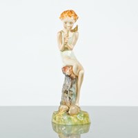 Lot 129 - ROYAL CROWN DERBY FIGURE OF PETER PAN sculpted...