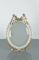 Lot 170 - 19TH CENTURY SITZENDORF PORCELAIN MIRROR the...