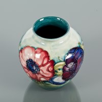 Lot 192 - MOORCROFT POPPY PATTERN VASE of ovoid form,...