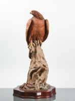 Lot 195 - WILD TRACKS CERAMIC FIGURE OF A GOLDEN EAGLE...