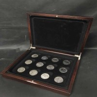Lot 33 - LOT OF SIX CASED COIN SETS