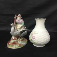 Lot 38 - 19TH CENTURY STAFFORDSHIRE FIGURE OF A WITCH...