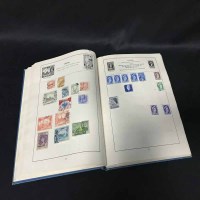 Lot 94 - LOT OF STAMP ALBUMS along with some loose stamps