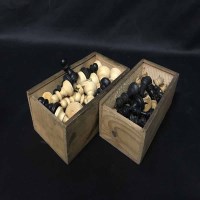 Lot 212 - LOT OF WOODEN CHESS SETS