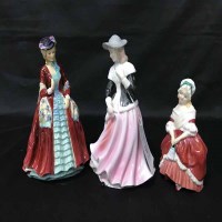 Lot 244 - ROYAL DOULTON FIGURE OF PEGGY along with a...