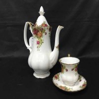 Lot 271 - ROYAL ALBERT OLD COUNTRY ROSES COFFEE SERVICE