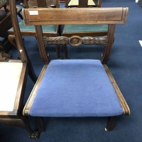 Lot 364 - SIX VARIOUS DINNING CHAIRS