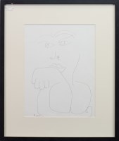 Lot 385 - CONTEMPORARY SCHOOL, SEDUCTION pen on paper,...