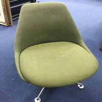 Lot 396 - DINING TABLE AND FOUR CHAIRS of circa 1960s...