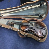 Lot 421 - JEAN RENARD VIOLIN along with another violin,...