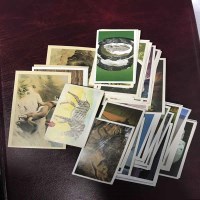 Lot 460 - COLLECTION OF CIGARETTE CARDS comprising three...