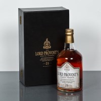 Lot 608 - LORD PROVOST'S AUCHENTOSHAN 21 YEAR-OLD...