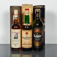 Lot 657 - GLENLIVET 12 YEAR OLD Unblended all malt...