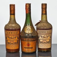 Lot 710 - HENNESSY BRAS ARME COGNAC (2) Cognac, France....