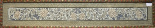Lot 580 - 20TH CENTURY CHINESE EMBROIDERED PANEL showing...