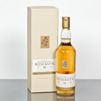 Lot 811 - ROSEBANK 21 YEAR OLD Single Lowland Malt...