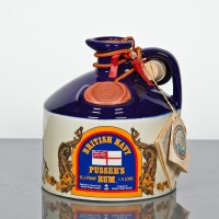 Lot 829 - BRITISH NAVY PUSSERS RUM IN CERAMIC DECANTER...