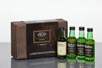 Lot 852 - ARDBEG THE STORY OF PEAT MINIATURES 10 YEAR...