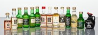 Lot 854 - SPRINGBANK & GLEN SCOTIA MINIATURE SELECTION...