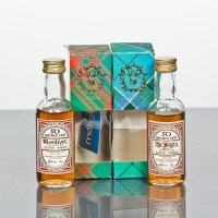 Lot 857 - GLENLIVET 50 YEAR OLD MINIATURE Rare Highland...