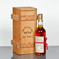 Lot 918 - THE MACALLAN 1950 Single Highland malt Scotch...