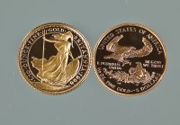 Lot 1010 - LADIES OF FREEDOM GOLD PROOF £10 BRITANNIA AND...
