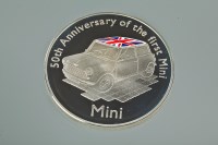 Lot 1019 - ROYAL MINT 50TH ANNIVERSARY OF THE MINI £10...