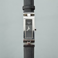 Lot 1027 - LADY'S TISSOT WRIST WATCH the rectangular...