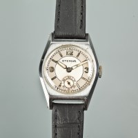 Lot 1039 - GENTLEMAN'S ART DECO ETERNA WRIST WATCH the...