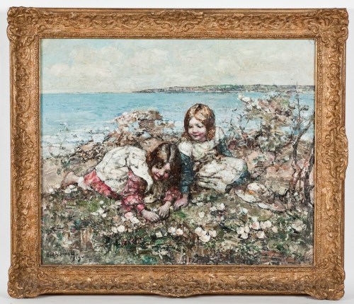 Lot 1440 - EDWARD ATKINSON HORNEL (SCOTTISH 1864 - 1933)...