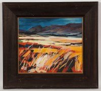 Lot 1713 - * JUDITH BRIDGLAND, SUN AND SHADOWS oil on...