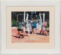 Lot 1800 - MAGGIE VANCE, STREETJAZZ, SAN DIEGO gouache,...
