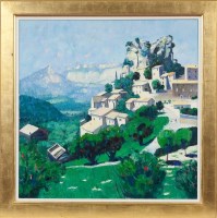 Lot 1828 - * JOHN KINGSLEY PAI DA, LA ROQUE ALRIC oil on...