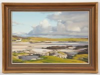 Lot 1900 - * ALASTAIR W. THOMSON, NORTH OF ARISAIG oil on...