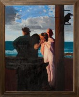 Lot 1906 - * ANDREW FITZPATRICK, LOST PARADISE oil on...