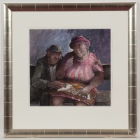 Lot 1924 - JAMES S. DAVIS DA PAI RSW FRSA, DINNER FOR TWO...