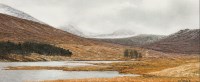 Lot 1935 - * IAIN MCNAB, HIGHLAND LANDSCAPE oil on board,...