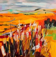 Lot 1943 - * JUDITH BRIDGLAND, SMIRR OF RAIN NEAR DRYMEN...