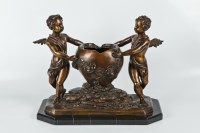 Lot 268 - LARGE 20TH CENTURY BRONZE CENTREPIECE...